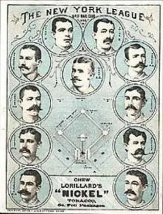 1886 Lorillard's Plug Tobacco Team #NNO - Card #NNO - New York Giants