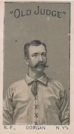 1886 Old Judge (N167) #NNO - Mike Dorgan - New York Giants