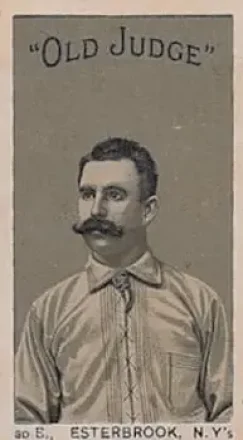 1886 Old Judge (N167) #NNO - Dude Esterbrook - New York Giants