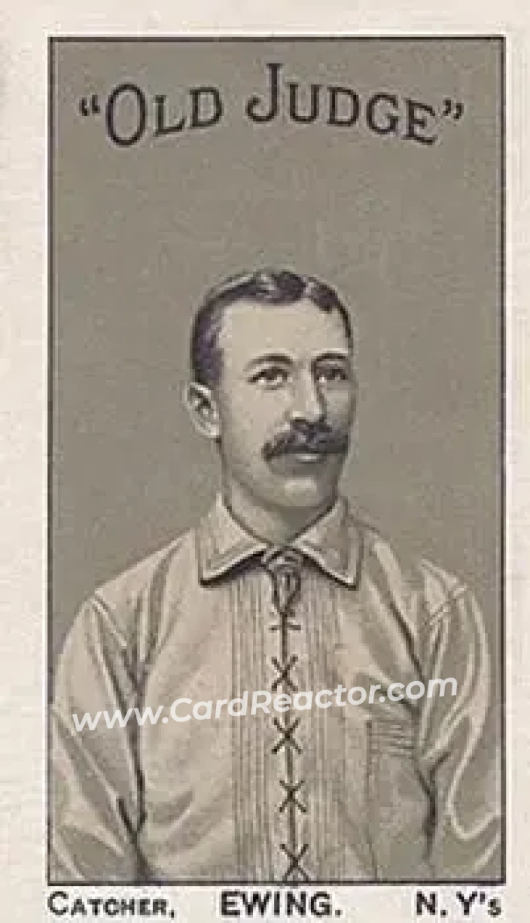 1886 Old Judge (N167) #NNO - Buck Ewing - New York Giants - Front