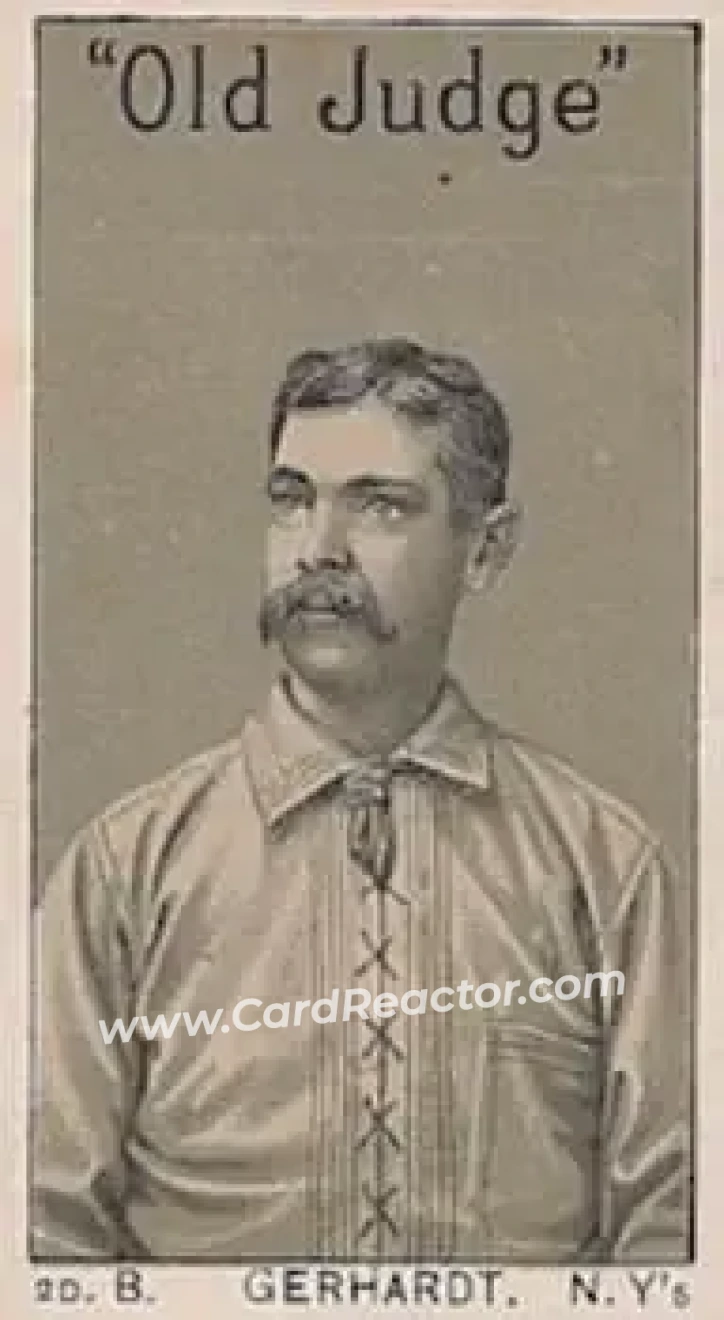 1886 Old Judge (N167) #NNO - Joe Gerhardt - New York Giants