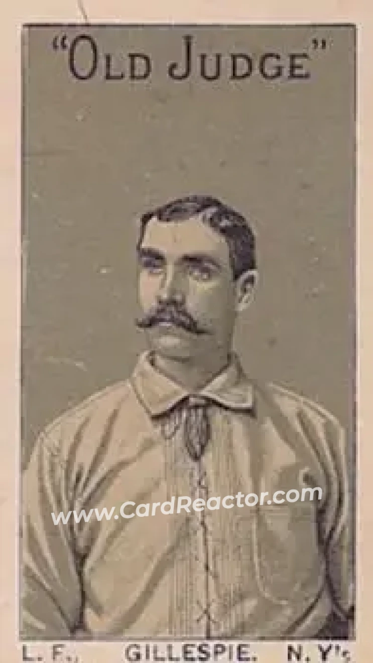 1886 Old Judge (N167) #NNO - Pete Gillespie - New York Giants - Front