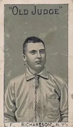 1886 Old Judge (N167) #NNO - Danny Richardson - New York Giants