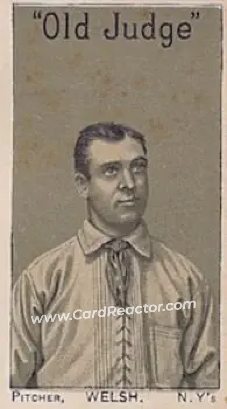 1886 Old Judge (N167) #NNO - Mickey Welch - New York Giants