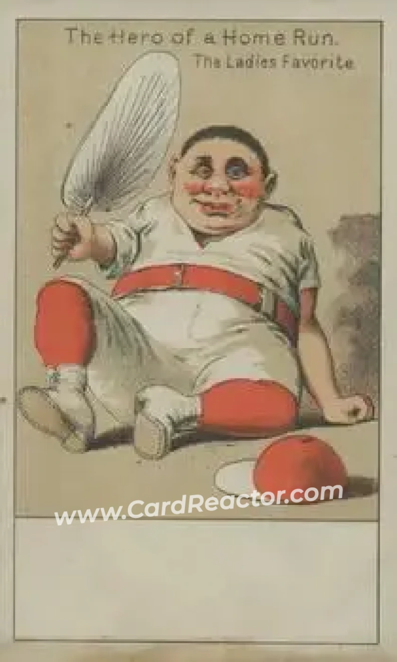 1880 Merchant's Gargling Oil Baseball Comics (H804-7) #NNO - Card #NNO - Front