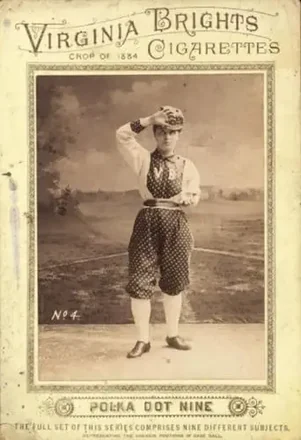 1886 Virginia Brights Polka Dot Nine Cabinets (H807-2) #4 - Card #4