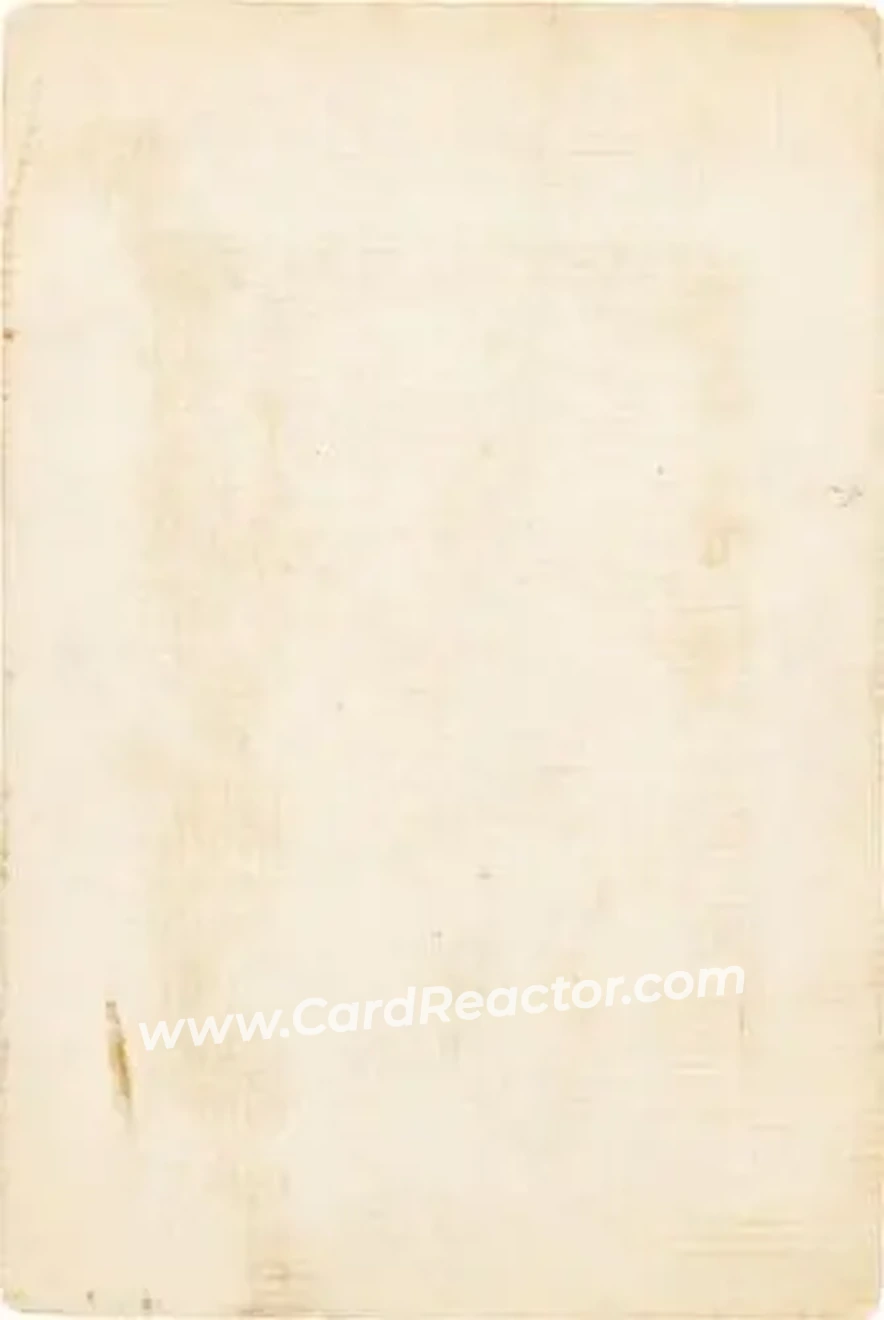 1886 Virginia Brights Polka Dot Nine Cabinets (H807-2) #8 - Card #8 - Back