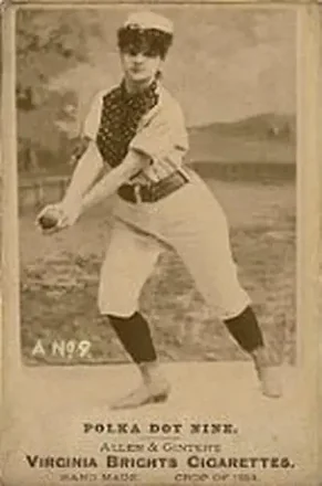 1886 Virginia Brights Polka Dot Nine Cabinets (H807-2) #9 - Card #9