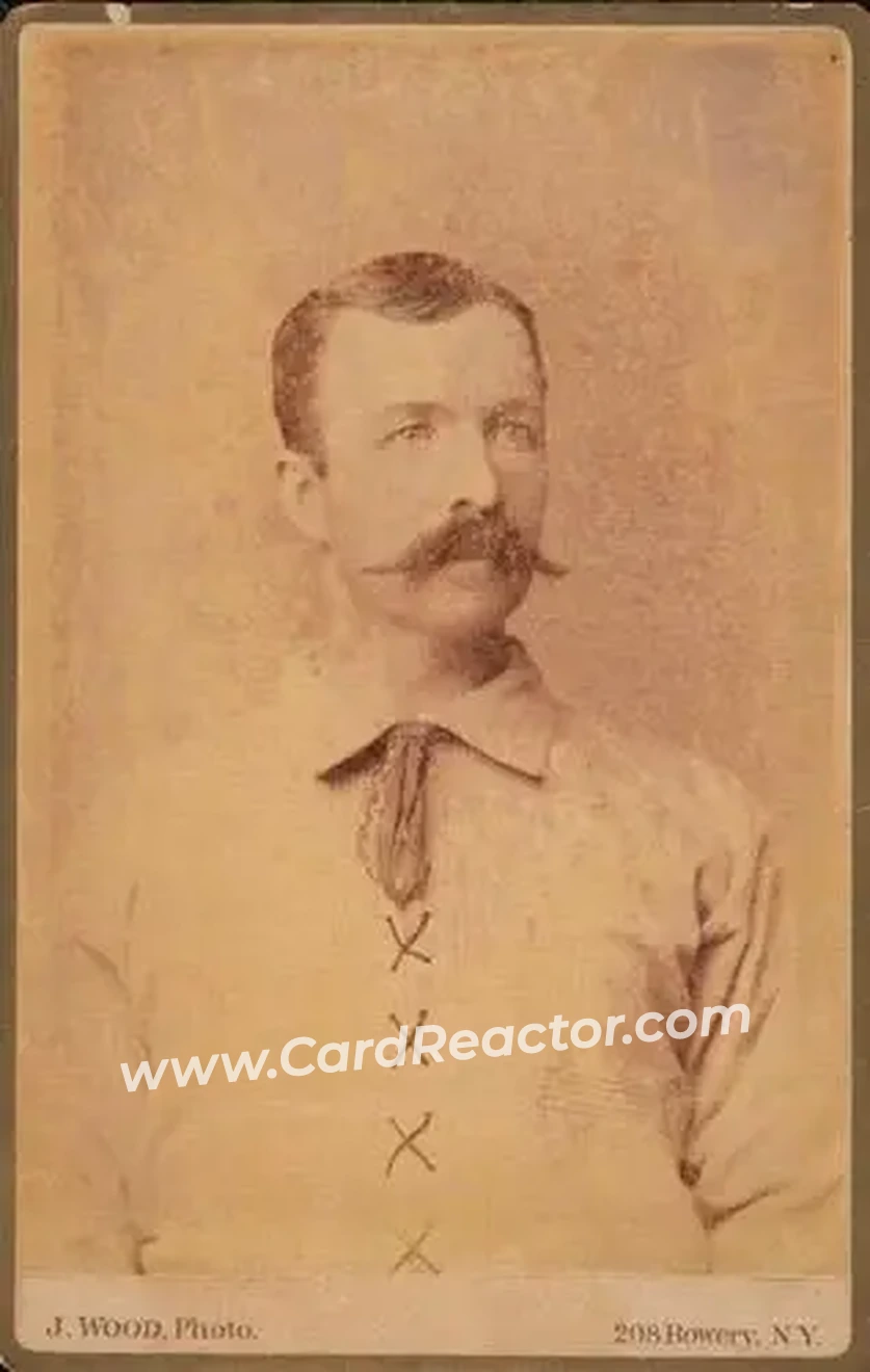 1886 J. Wood Studio New York Giants Cabinets #NNO - Mike Dorgan - New York Giants - Front 1886 J. Wood Studio New York Giants Cabinets #NNO - Mike Dorgan - New York Giants - Front