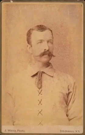 1886 J. Wood Studio New York Giants Cabinets #NNO - Mike Dorgan - New York Giants