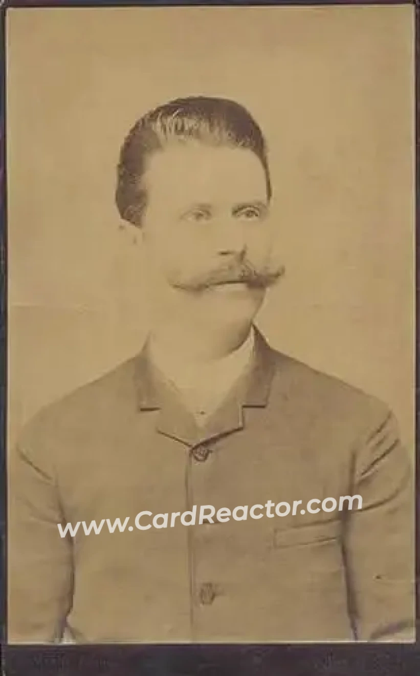 1886 J. Wood Studio New York Giants Cabinets #NNO - Jim Mutrie - New York Giants - Front 1886 J. Wood Studio New York Giants Cabinets #NNO - Jim Mutrie - New York Giants - Front