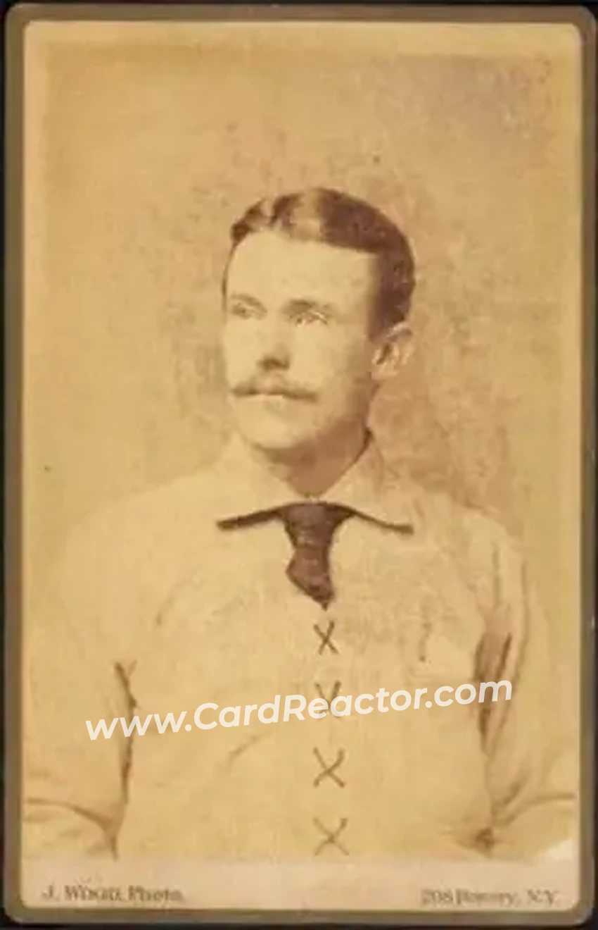 1886 J. Wood Studio New York Giants Cabinets #NNO - John Ward - New York Giants - Front 1886 J. Wood Studio New York Giants Cabinets #NNO - John Ward - New York Giants - Front