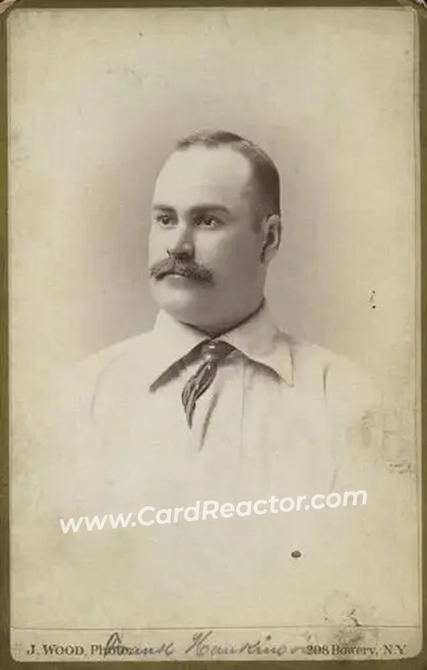 1886 J. Wood Studio New York Metropolitans Cabinets #NNO - Frank Hankinson - New York Metropolitans - Front