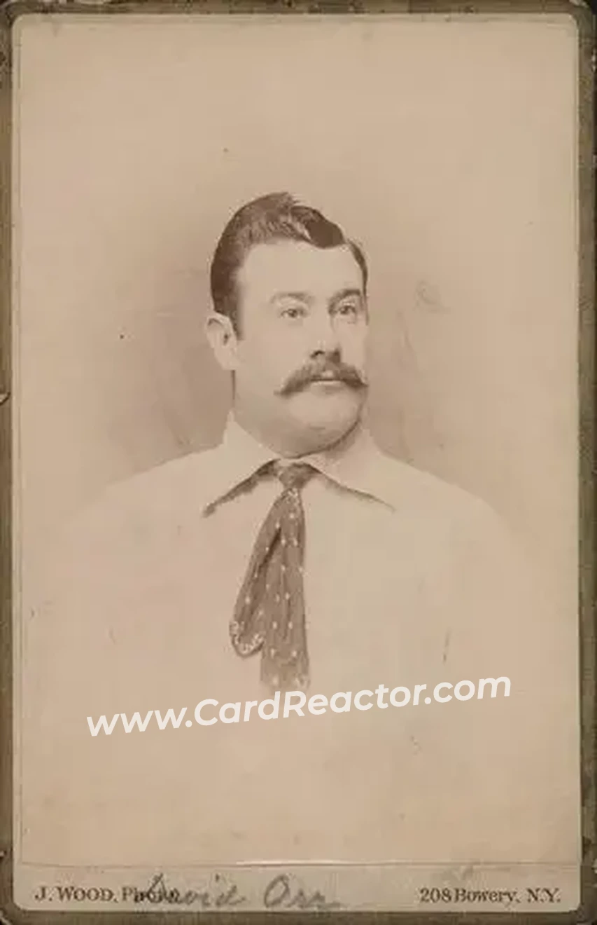 1886 J. Wood Studio New York Metropolitans Cabinets #NNO - Dave Orr - New York Metropolitans - Front