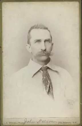 1886 J. Wood Studio New York Metropolitans Cabinets #NNO - John Nelson - New York Metropolitans