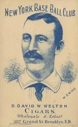 1886 New York Base Ball Club (H812) #NNO - Buck Ewing - New York Giants