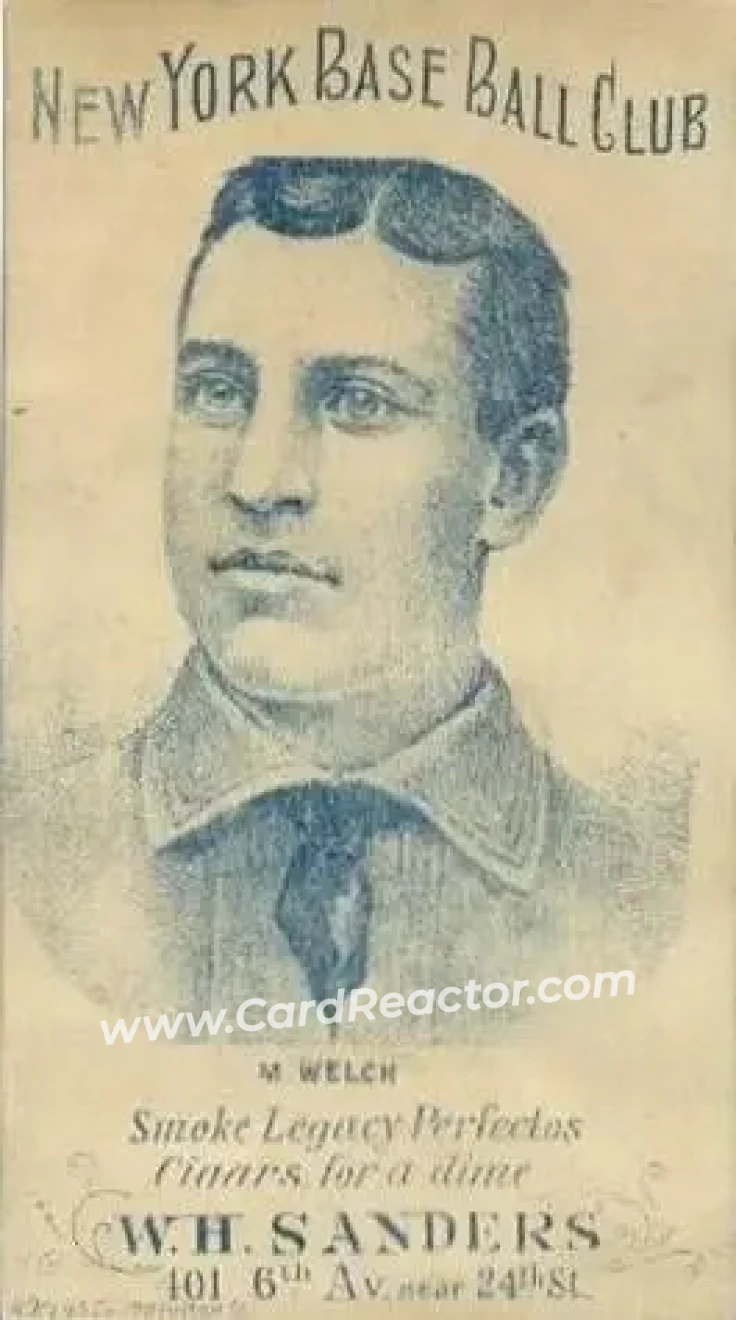 1886 New York Base Ball Club (H812) #NNO - Mickey Welch - New York Giants - Front