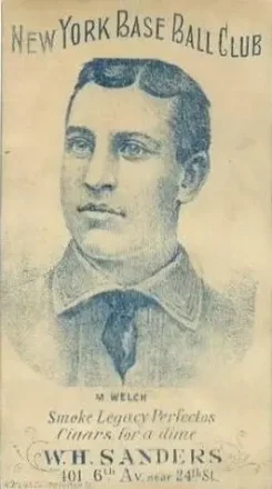 1886 New York Base Ball Club (H812) #NNO - Mickey Welch - New York Giants