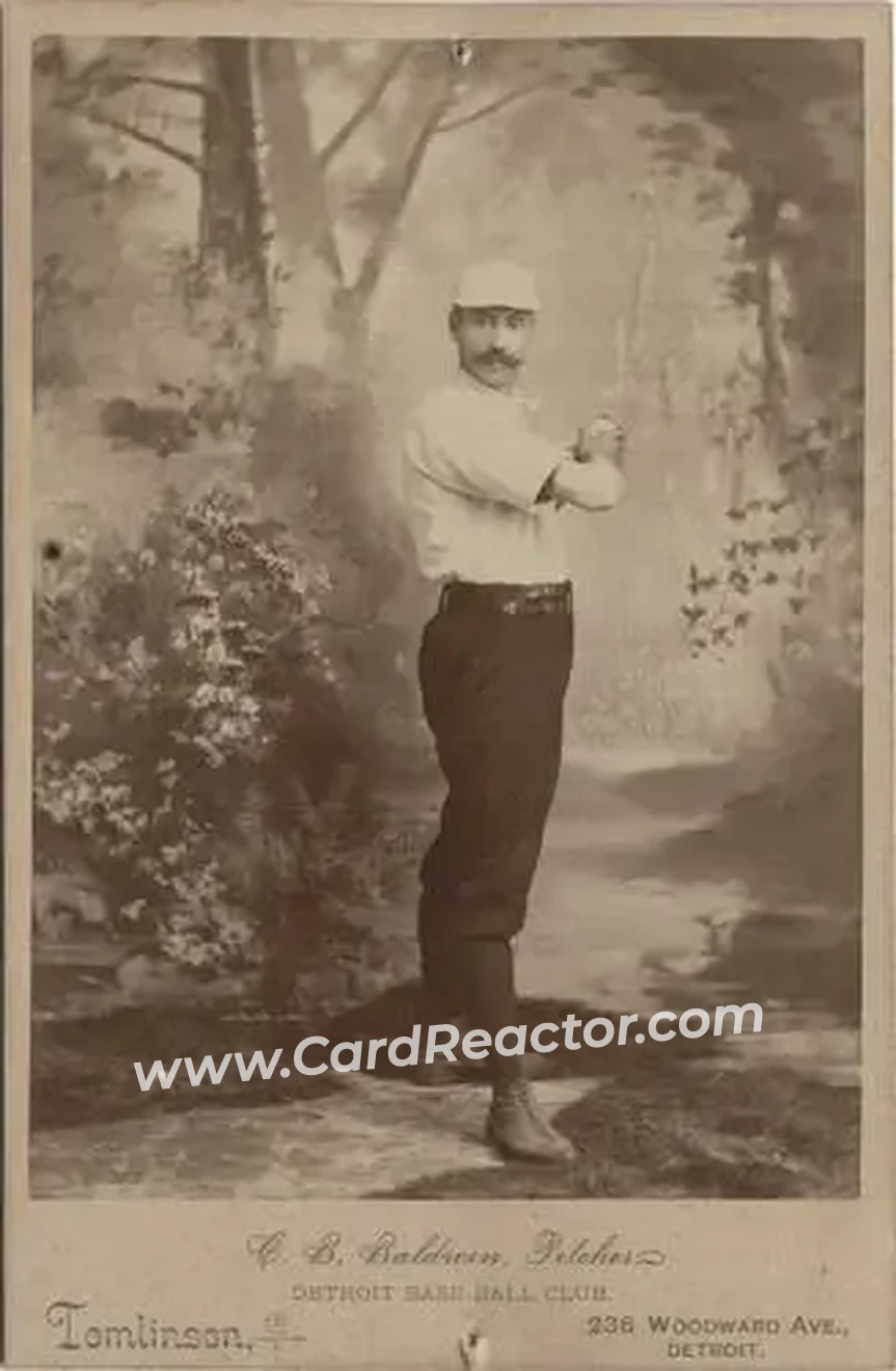 1886 Tomlinson Cabinets #NNO - Lady Baldwin - Detroit Wolverines - Front