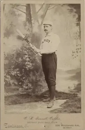 1886 Tomlinson Cabinets #NNO - Charlie Bennett - Detroit Wolverines