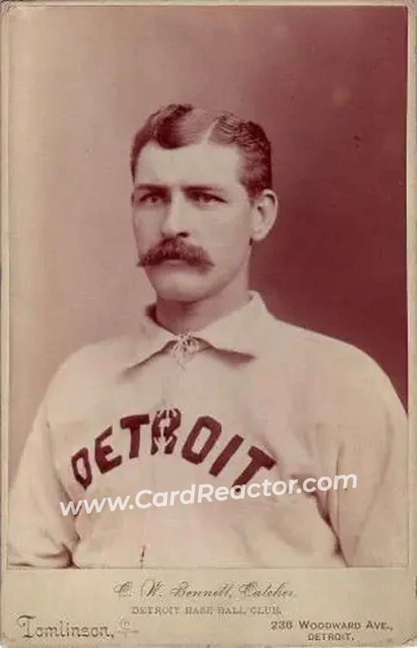 1886 Tomlinson Cabinets #NNO - Charlie Bennett - Detroit Wolverines - Front