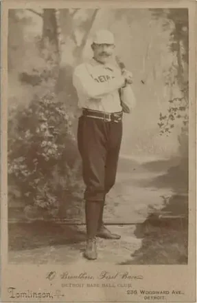 1886 Tomlinson Cabinets #NNO - Dan Brouthers - Detroit Wolverines