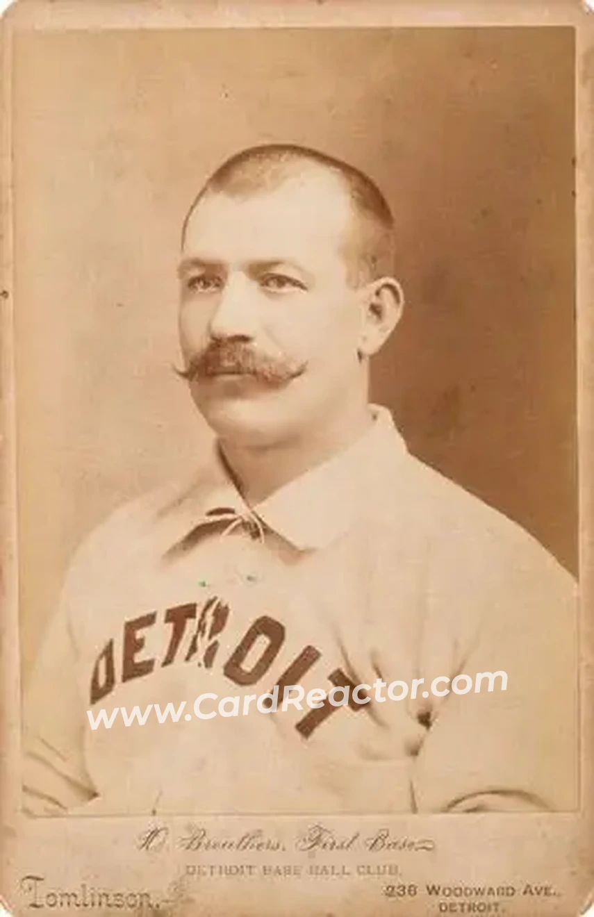 1886 Tomlinson Cabinets #NNO - Dan Brouthers - Detroit Wolverines - Front
