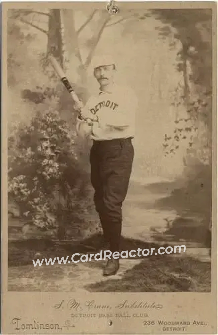1886 Tomlinson Cabinets #NNO - Sam Crane - Detroit Wolverines - Front
