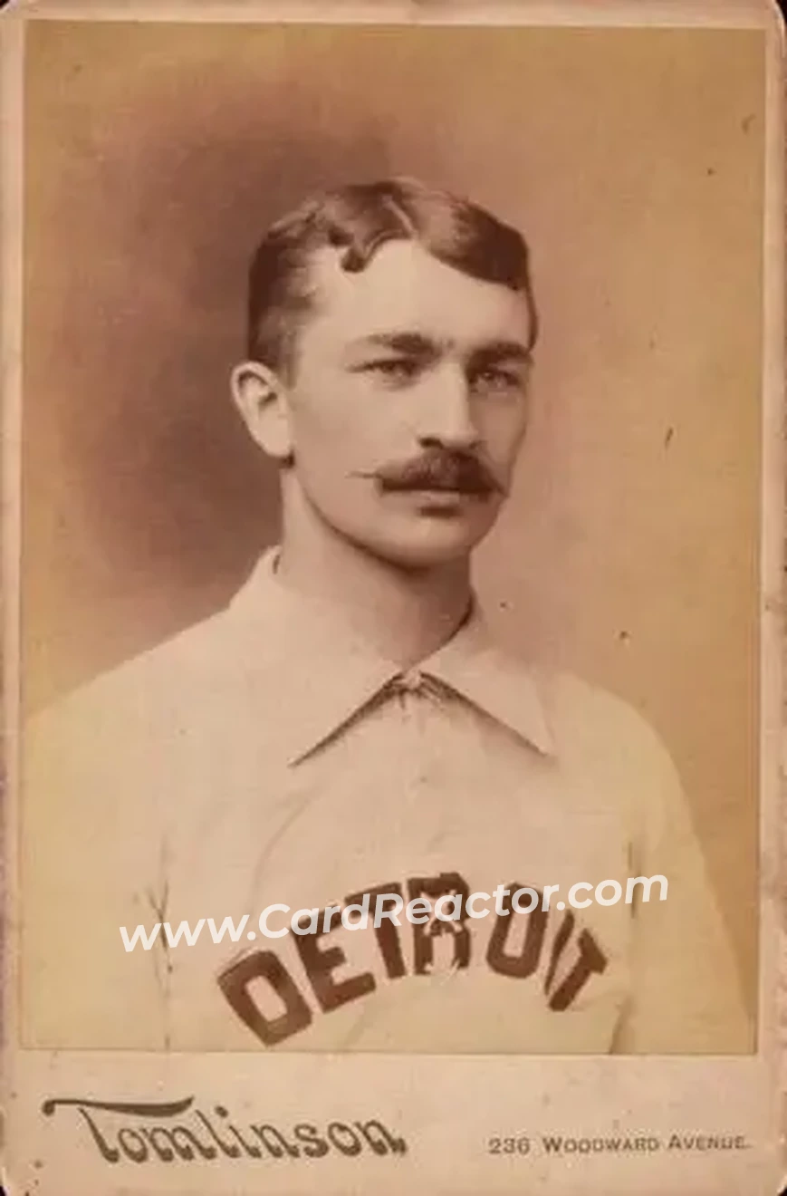 1886 Tomlinson Cabinets #NNO - Charlie Hall - Detroit Wolverines - Front