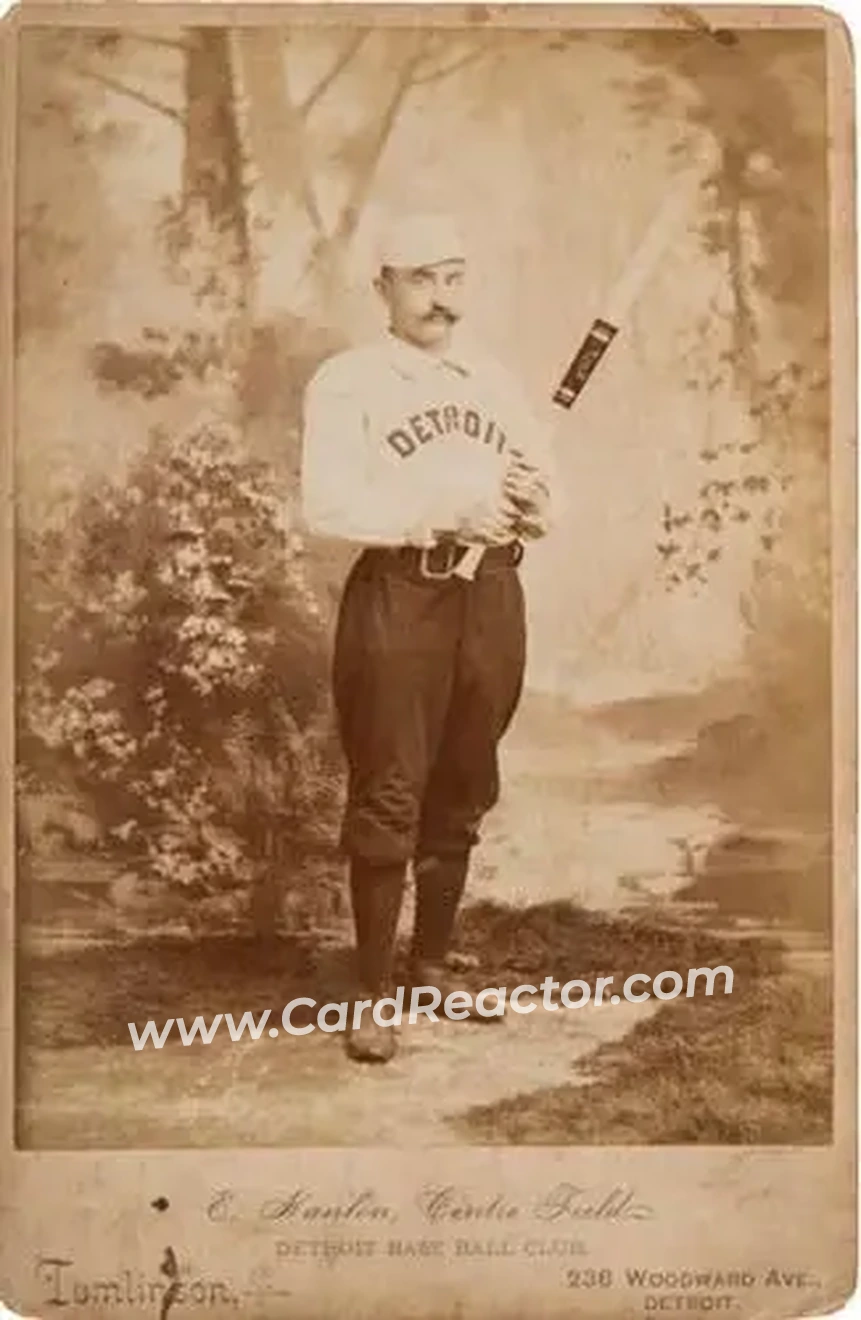 1886 Tomlinson Cabinets #NNO - Ned Hanlon - Detroit Wolverines - Front 1886 Tomlinson Cabinets #NNO - Ned Hanlon - Detroit Wolverines - Front