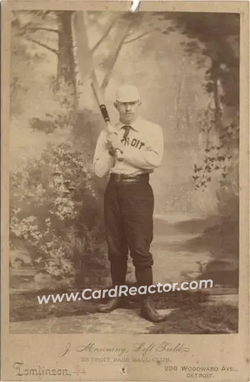 1886 Tomlinson Cabinets #NNO - Jim Manning - Detroit Wolverines - Front