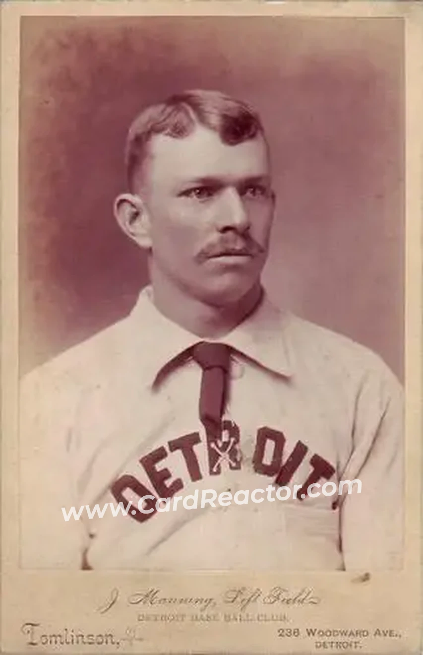 1886 Tomlinson Cabinets #NNO - Jim Manning - Detroit Wolverines - Front