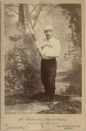 1886 Tomlinson Cabinets #NNO - Hardy Richardson - Detroit Wolverines