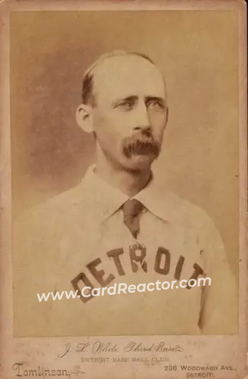 1886 Tomlinson Cabinets #NNO - Deacon White - Detroit Wolverines - Front