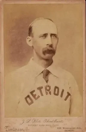 1886 Tomlinson Cabinets #NNO - Deacon White - Detroit Wolverines