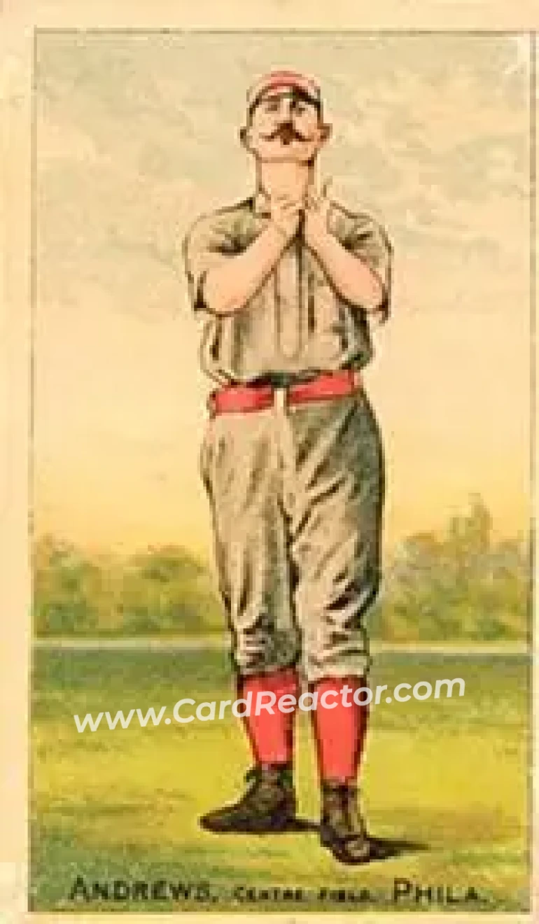 1887 Buchner Gold Coin (N284) #NNO - Ed Andrews - Philadelphia Quakers - Front