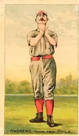 1887 Buchner Gold Coin (N284) #NNO - Ed Andrews - Philadelphia Quakers