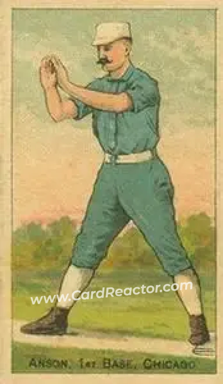 1887 Buchner Gold Coin (N284) #NNO - Cap Anson - Chicago White Stockings - Front