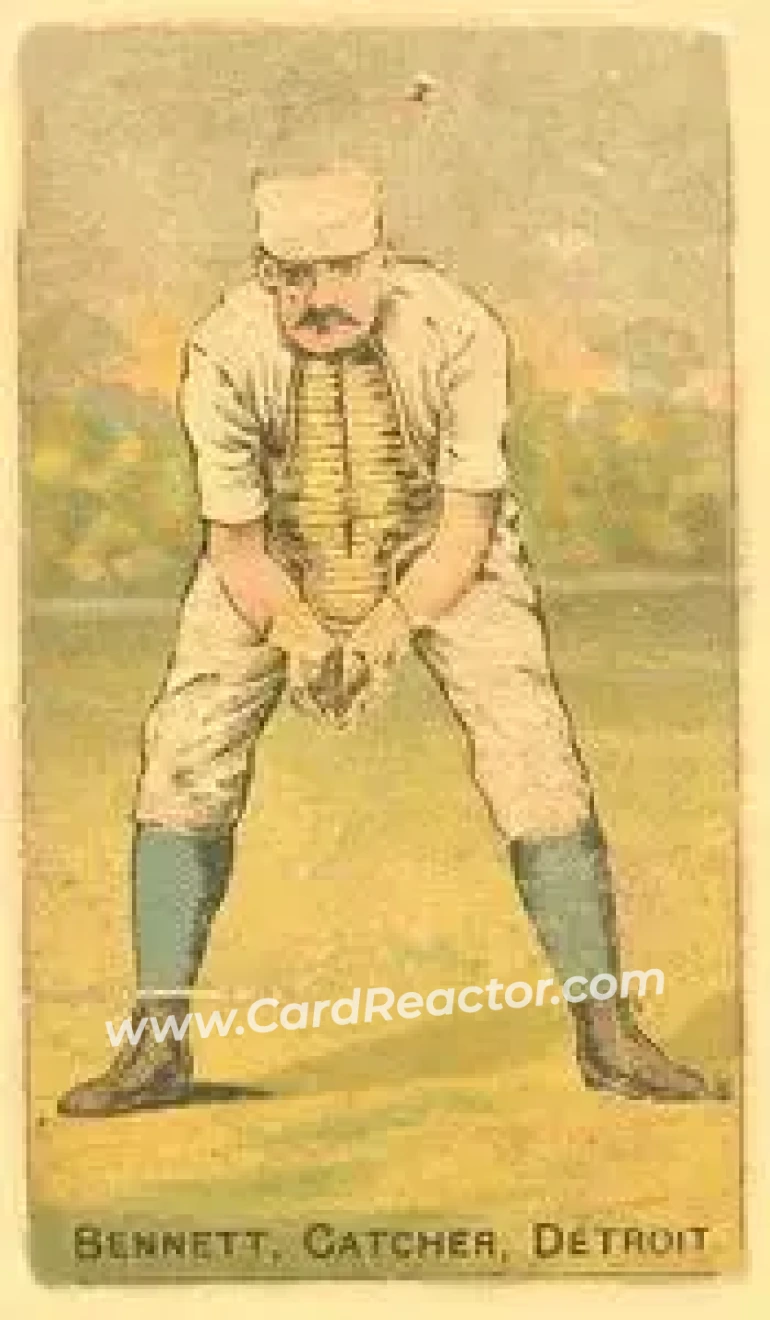 1887 Buchner Gold Coin (N284) #NNO - Charlie Bennett - Detroit Wolverines - Front 1887 Buchner Gold Coin (N284) #NNO - Charlie Bennett - Detroit Wolverines - Front