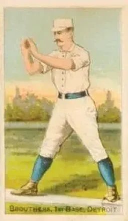1887 Buchner Gold Coin (N284) #NNO - Dan Brouthers - Detroit Wolverines