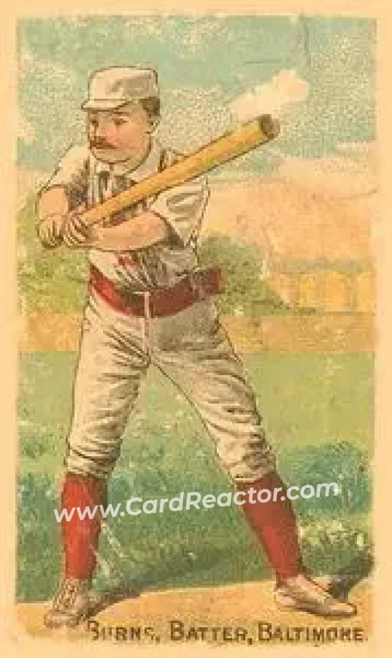 1887 Buchner Gold Coin (N284) #NNO - Oyster Burns - Baltimore Orioles - Front 1887 Buchner Gold Coin (N284) #NNO - Oyster Burns - Baltimore Orioles - Front