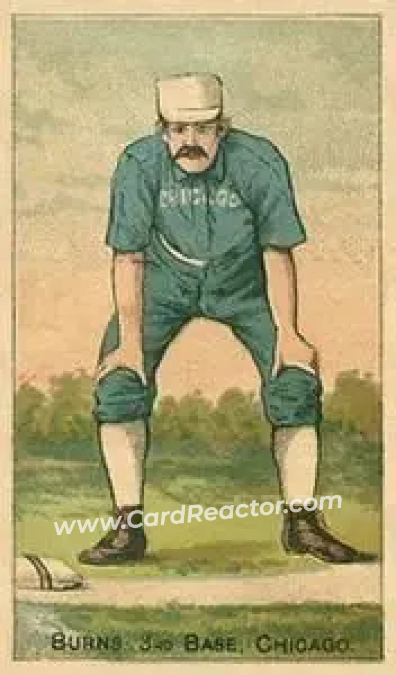 1887 Buchner Gold Coin (N284) #NNO - Tom Burns - Chicago White Stockings - Front