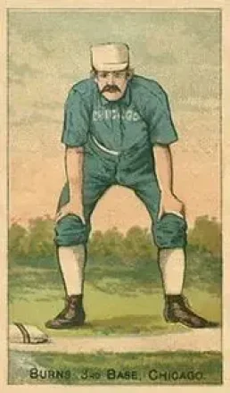1887 Buchner Gold Coin (N284) #NNO - Tom Burns - Chicago White Stockings
