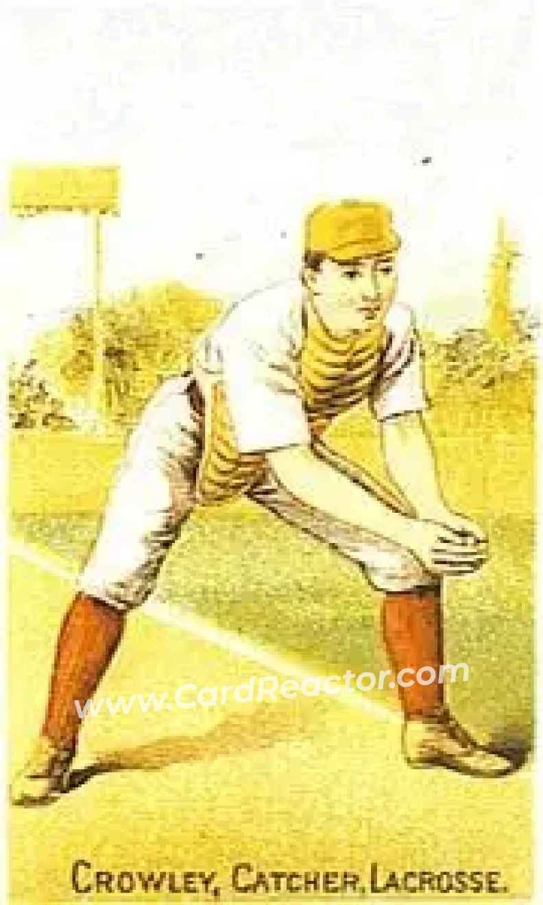 1887 Buchner Gold Coin (N284) #NNO - John Crowley - Lacrosse Freezers - Front