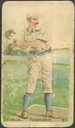 1887 Buchner Gold Coin (N284) #NNO - Ed Cushman - New York Metropolitans