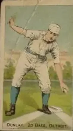 1887 Buchner Gold Coin (N284) #NNO - Sure Shot Dunlap - Detroit Wolverines
