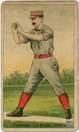1887 Buchner Gold Coin (N284) #NNO - Sid Farrar - Philadelphia Quakers