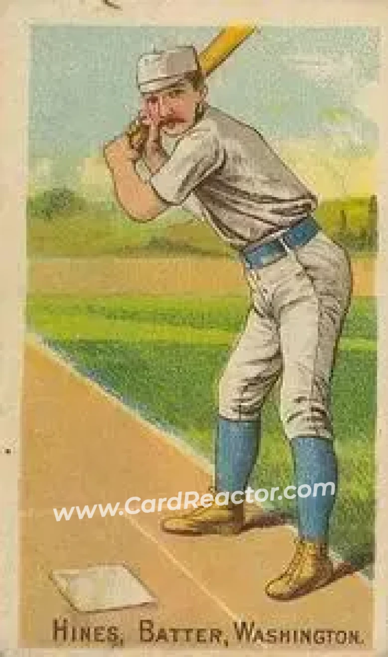 1887 Buchner Gold Coin (N284) #NNO - Paul Hines - Washington Nationals - Front