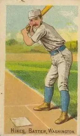 1887 Buchner Gold Coin (N284) #NNO - Paul Hines - Washington Nationals