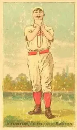 1887 Buchner Gold Coin (N284) #NNO - Dick Johnston - Boston Beaneaters
